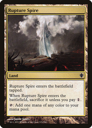 Rupture Spire [Commander 2013] | The Time Vault CA