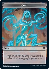 Copy // Illusion Double-sided Token [Zendikar Rising Tokens] | The Time Vault CA