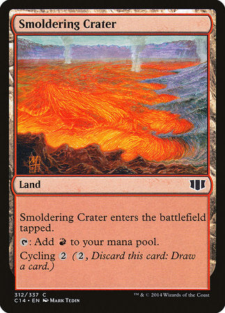 Smoldering Crater [Commander 2014] | The Time Vault CA