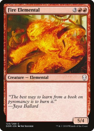 Fire Elemental [Dominaria] | The Time Vault CA