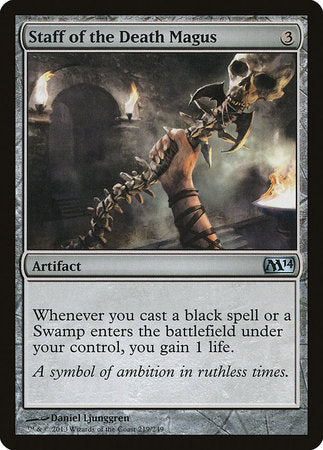 Staff of the Death Magus [Magic 2014] | The Time Vault CA