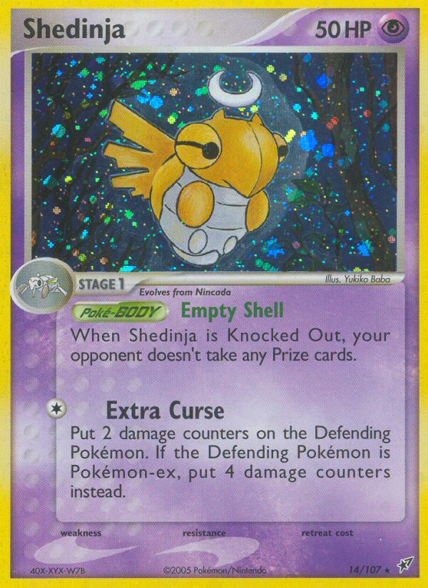 Shedinja (14/107) [EX: Deoxys] | The Time Vault CA