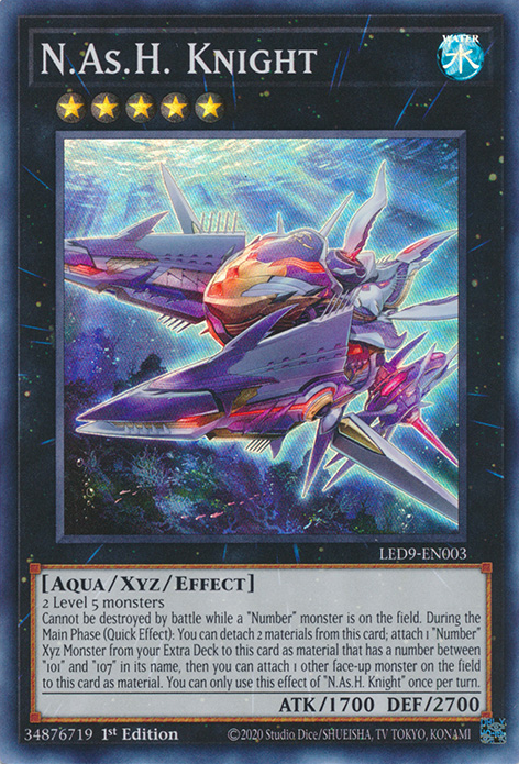 N.As.H. Knight [LED9-EN003] Super Rare | The Time Vault CA