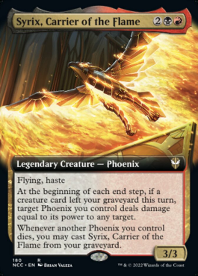 Syrix, Carrier of the Flame (Extended Art) [Streets of New Capenna Commander] | The Time Vault CA