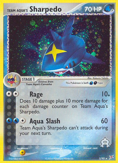 Team Aqua's Sharpedo (5/95) [EX: Team Magma vs Team Aqua] | The Time Vault CA