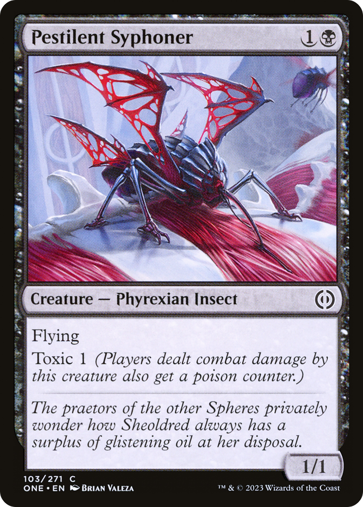 Pestilent Syphoner [Phyrexia: All Will Be One] | The Time Vault CA