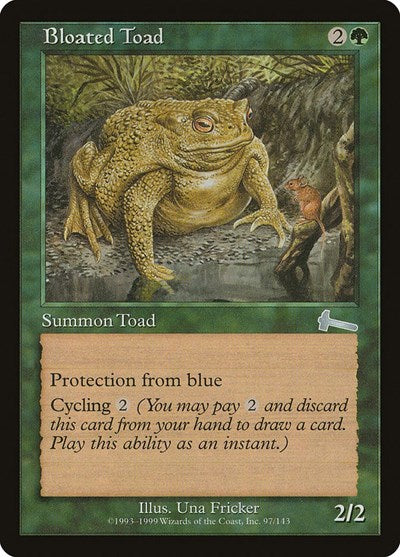 Bloated Toad [Urza's Legacy] | The Time Vault CA