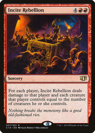 Incite Rebellion [Commander 2014] | The Time Vault CA