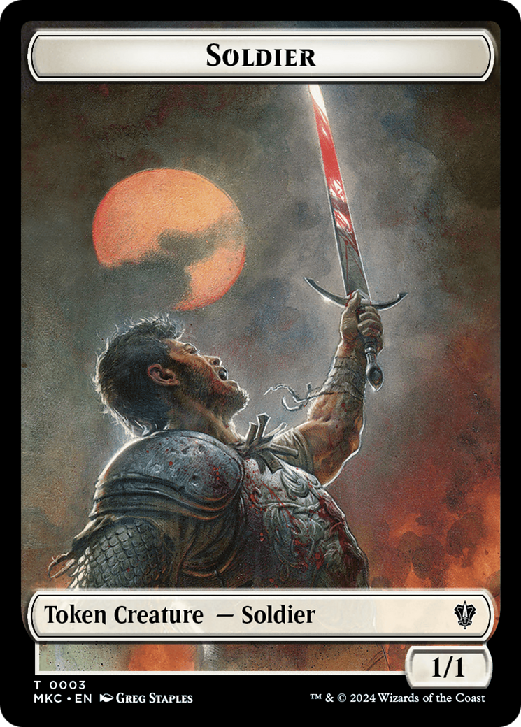 Soldier // Kobolds of Kher Keep Double-Sided Token [Murders at Karlov Manor Commander Tokens] | The Time Vault CA