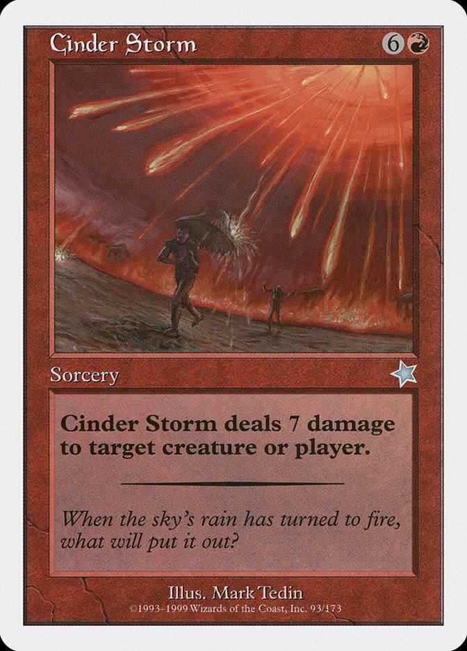 Cinder Storm [Starter 1999] | The Time Vault CA