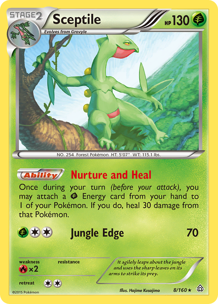 Sceptile (8/160) [XY: Primal Clash] | The Time Vault CA