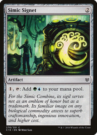 Simic Signet [Commander 2016] | The Time Vault CA