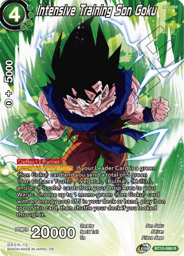 Intensive Training Son Goku (BT10-066) [Theme Selection: History of Son Goku] | The Time Vault CA