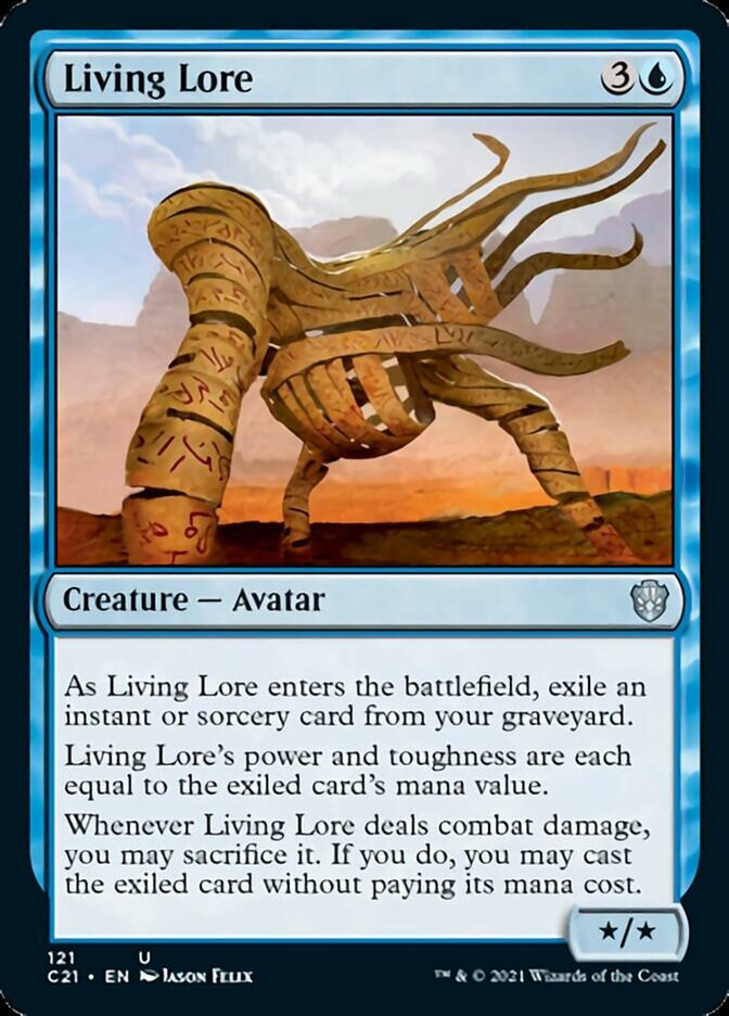 Living Lore [Commander 2021] | The Time Vault CA