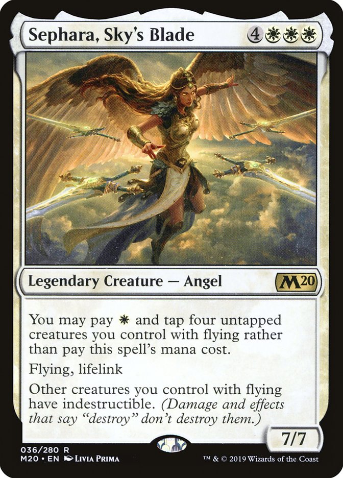 Sephara, Sky's Blade [Core Set 2020] | The Time Vault CA