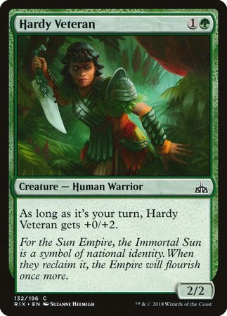 Hardy Veteran [Rivals of Ixalan] | The Time Vault CA