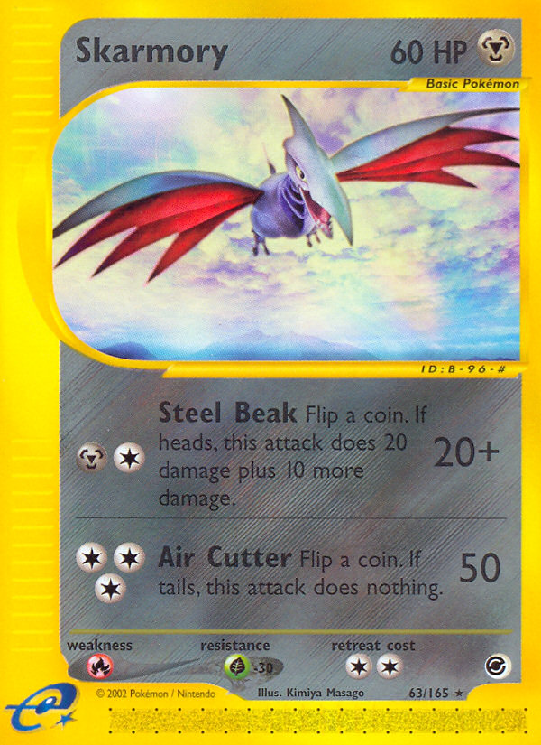 Skarmory (63/165) [Expedition: Base Set] | The Time Vault CA