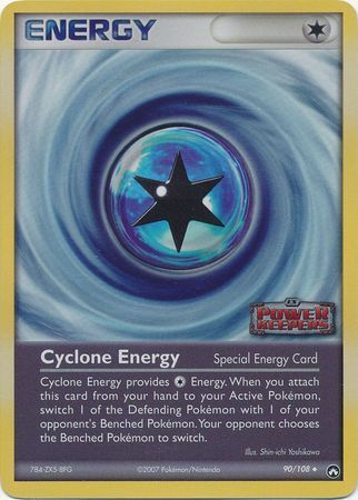 Cyclone Energy (90/108) (Stamped) [EX: Power Keepers] | The Time Vault CA