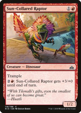 Sun-Collared Raptor [Rivals of Ixalan] | The Time Vault CA