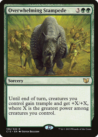 Overwhelming Stampede [Commander 2015] | The Time Vault CA