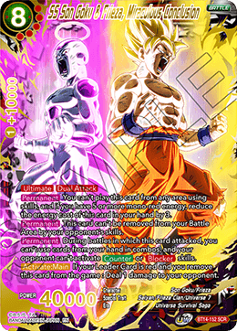 SS Son Goku & Frieza, Miraculous Conclusion (BT14-152) [Cross Spirits] | The Time Vault CA