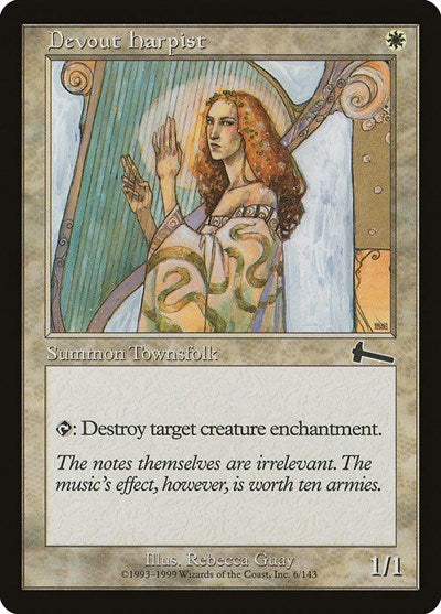 Devout Harpist [Urza's Legacy] | The Time Vault CA