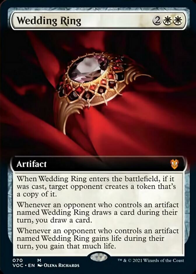 Wedding Ring (Extended) [Innistrad: Crimson Vow Commander] | The Time Vault CA