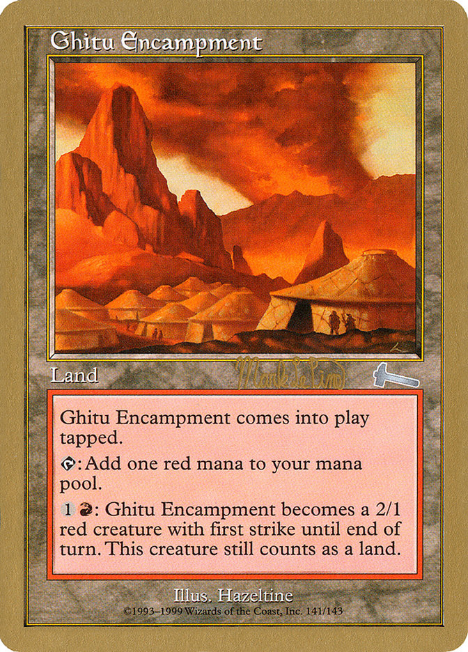 Ghitu Encampment (Mark Le Pine) [World Championship Decks 1999] | The Time Vault CA