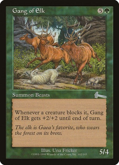 Gang of Elk [Urza's Legacy] | The Time Vault CA