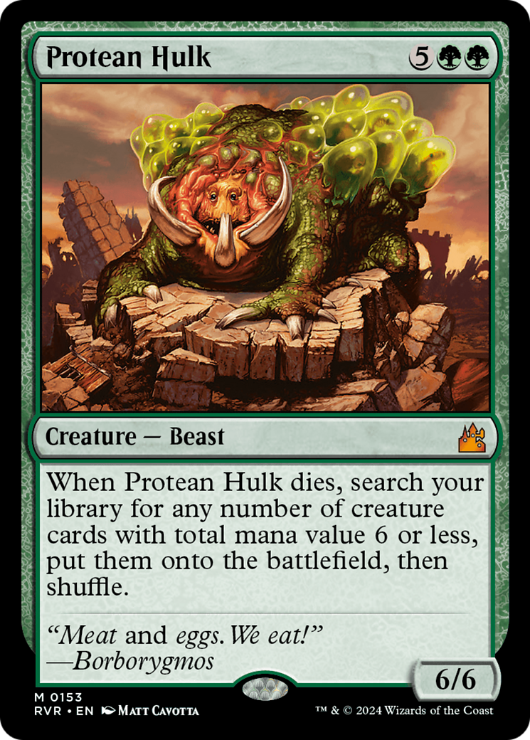 Protean Hulk [Ravnica Remastered] | The Time Vault CA