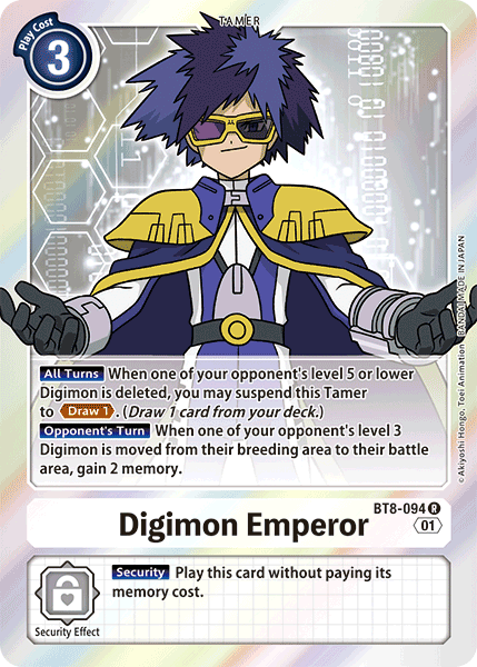Digimon Emperor [BT8-094] [New Awakening] | The Time Vault CA