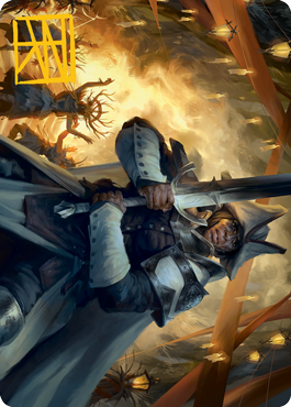 Ritual Guardian Art Card (Gold-Stamped Signature) [Innistrad: Midnight Hunt Art Series] | The Time Vault CA