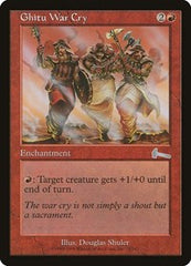 Ghitu War Cry [Urza's Legacy] | The Time Vault CA
