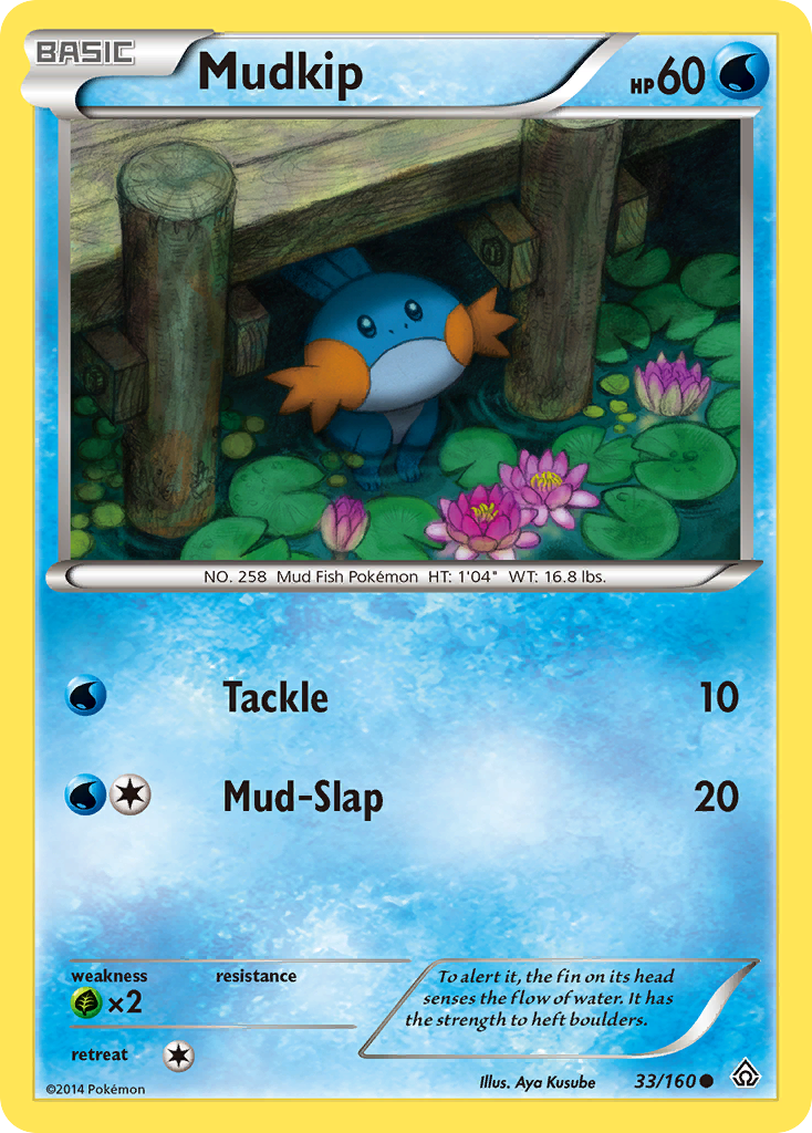 Mudkip (33/160) [XY: Primal Clash] | The Time Vault CA