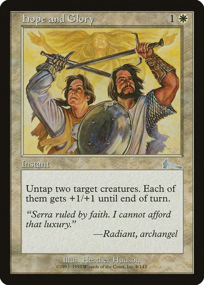 Hope and Glory [Urza's Legacy] | The Time Vault CA