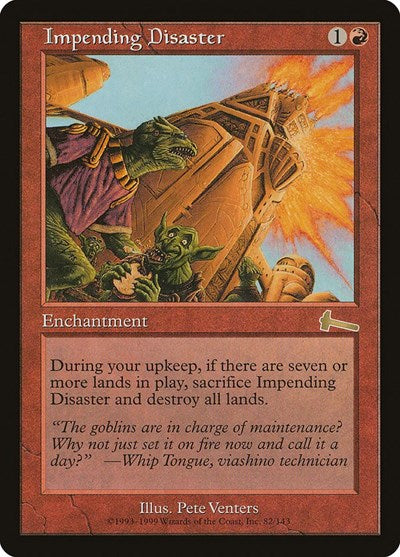 Impending Disaster [Urza's Legacy] | The Time Vault CA