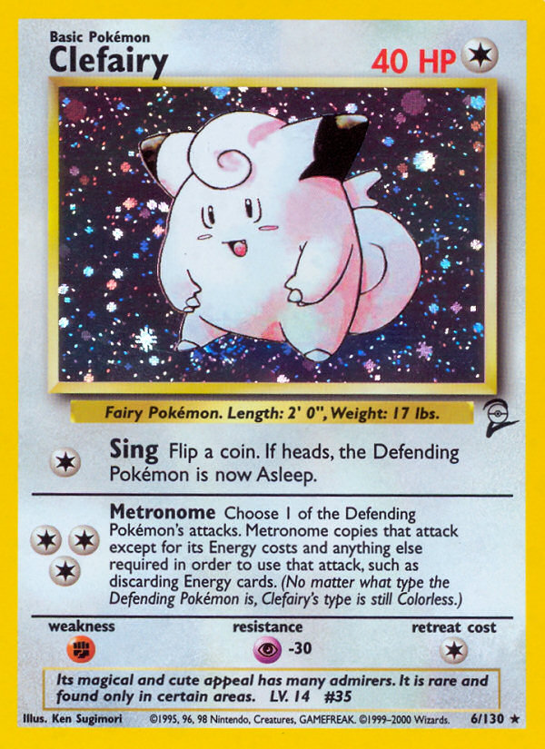 Clefairy (6/130) [Base Set 2] | The Time Vault CA