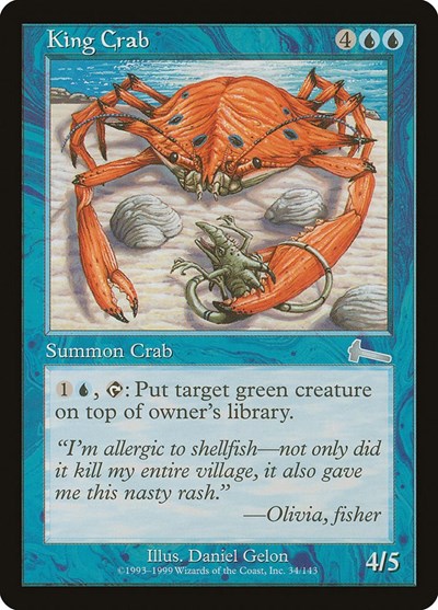 King Crab [Urza's Legacy] | The Time Vault CA