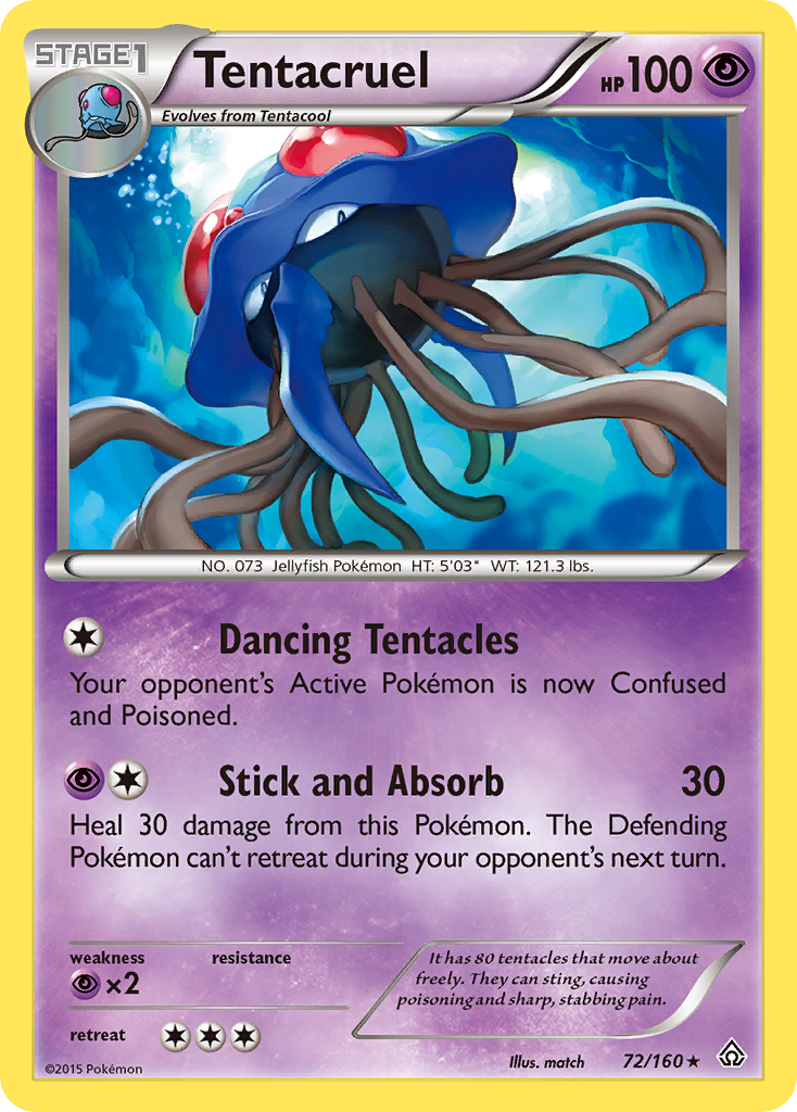 Tentacruel (72/160) [XY: Primal Clash] | The Time Vault CA