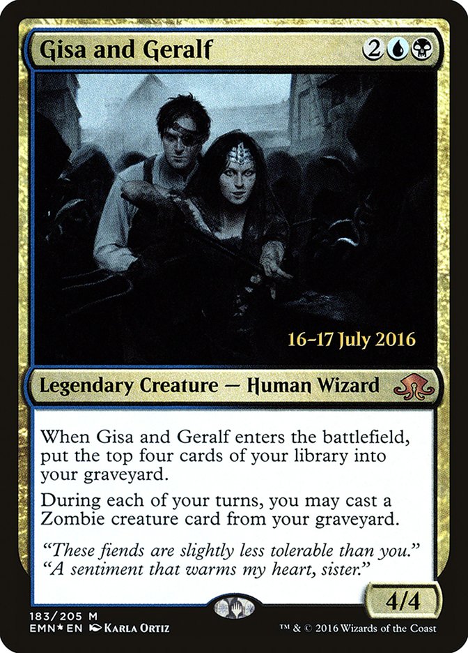 Gisa and Geralf  [Eldritch Moon Prerelease Promos] | The Time Vault CA
