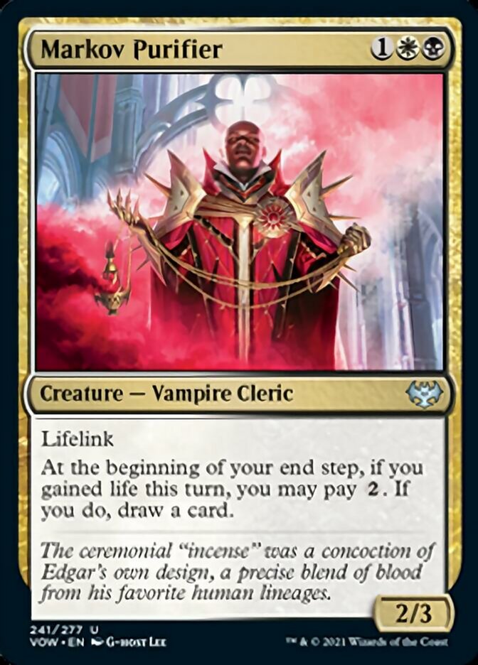 Markov Purifier [Innistrad: Crimson Vow] | The Time Vault CA