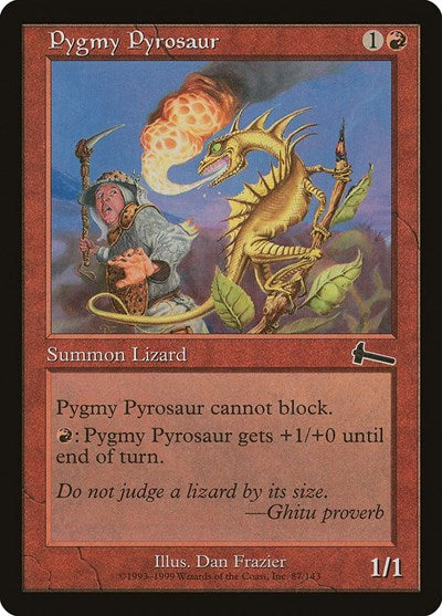 Pygmy Pyrosaur [Urza's Legacy] | The Time Vault CA