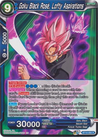 Goku Black Rose, Lofty Aspirations (BT10-050) [Rise of the Unison Warrior 2nd Edition] | The Time Vault CA