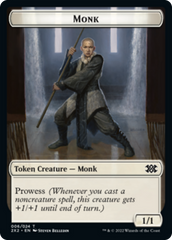 Saproling // Monk Double-sided Token [Double Masters 2022 Tokens] | The Time Vault CA