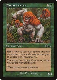 Simian Grunts [Urza's Legacy] | The Time Vault CA