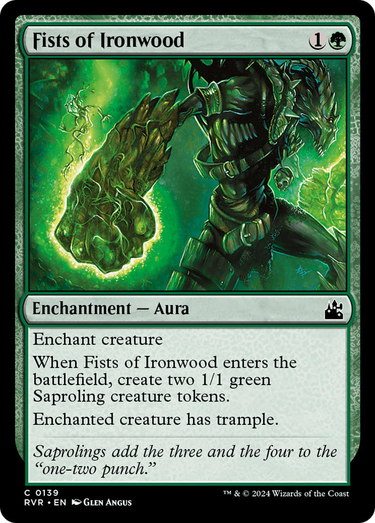 Fists of Ironwood [Ravnica Remastered] | The Time Vault CA