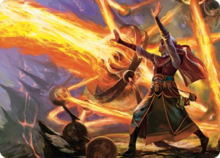 Ghitu Amplifier Art Card [Dominaria United Art Series] | The Time Vault CA