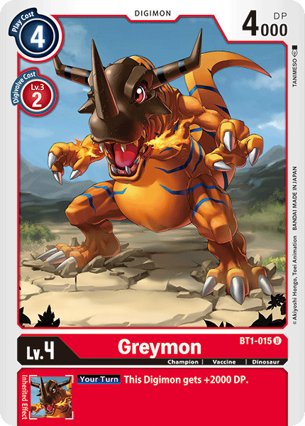 Greymon [BT1-015] [Release Special Booster Ver.1.0] | The Time Vault CA