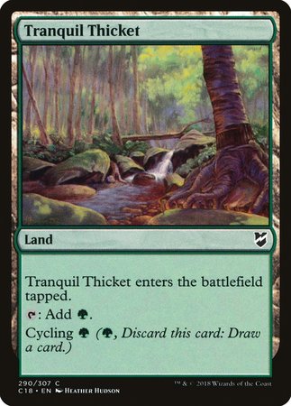 Tranquil Thicket [Commander 2018] | The Time Vault CA