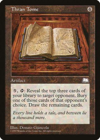 Thran Tome [Weatherlight] | The Time Vault CA